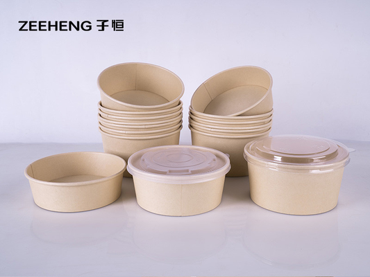 Bamboo Pulp Salad Takeaway Bowls 750ml For Restaurant